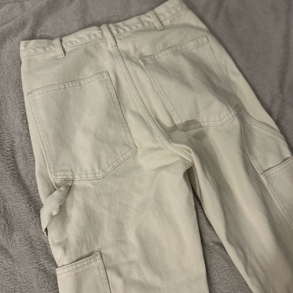 Brandy Melville carpenter jeans - cream white